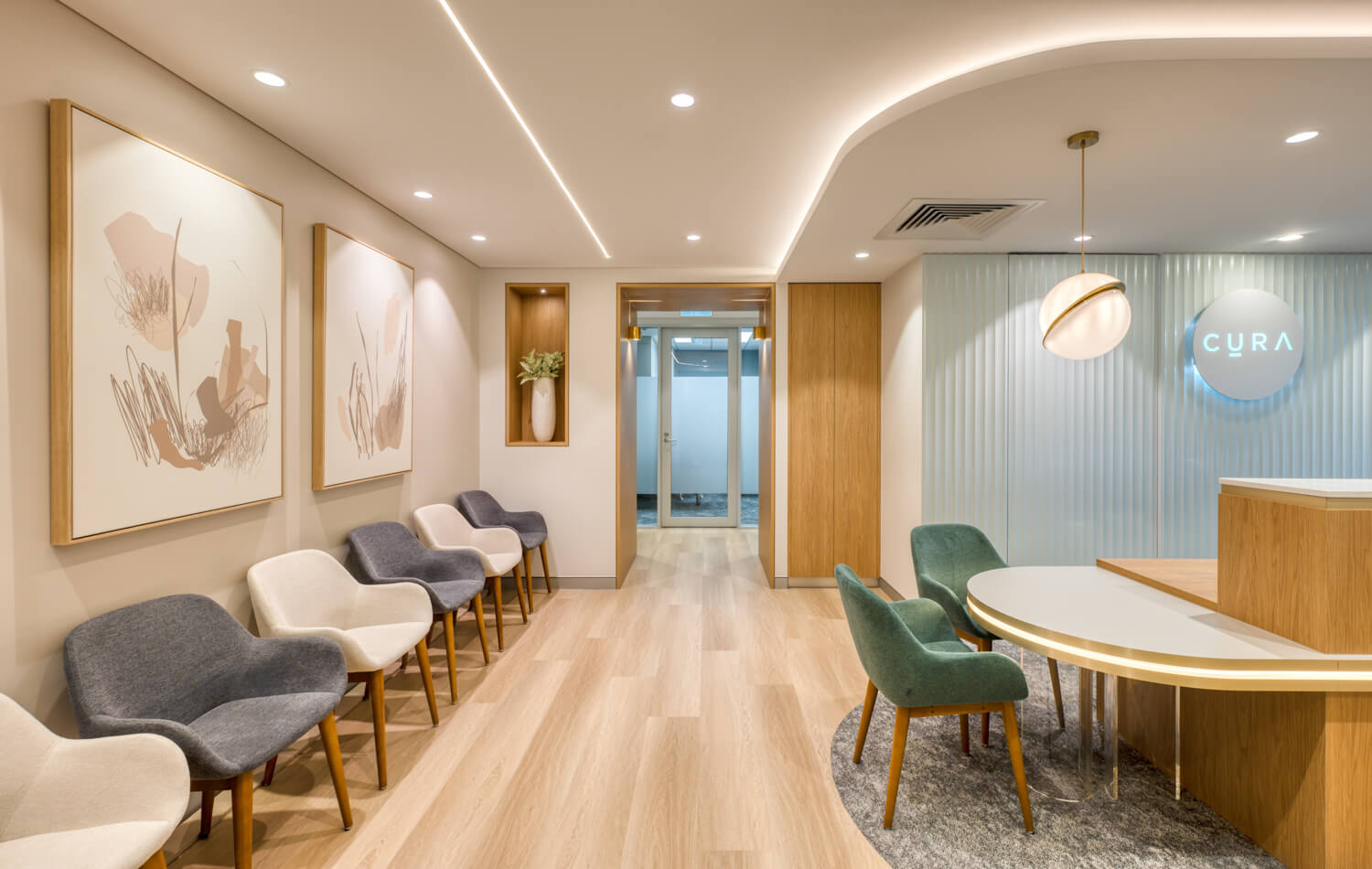 Neurologist fitout reception